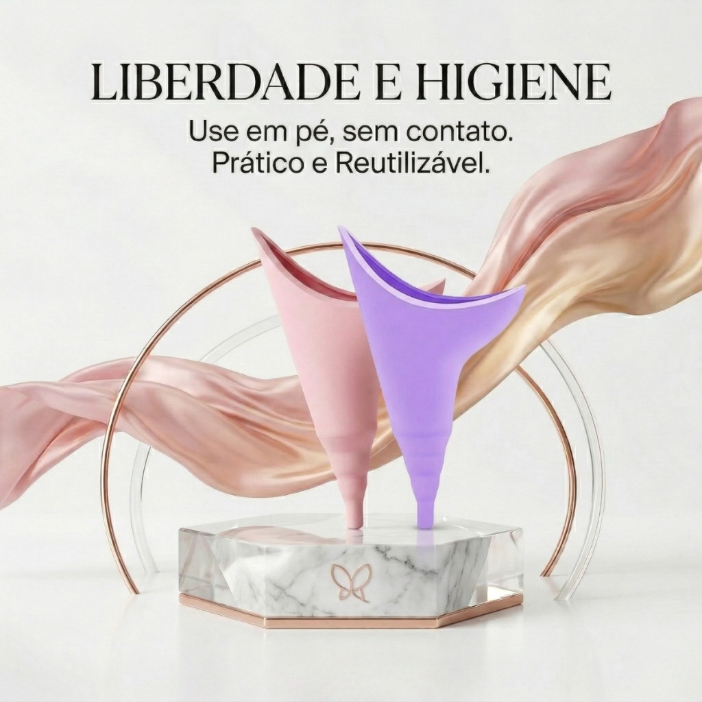 Urinol Feminino Mulher Funil Grande Para Fazer Xixi Em Pé Reutilizável Banheiro Corrida Viagem Festa
