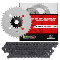 Kit Relação Cb 250f Twister 2016/21 Cb300f Reduzida Passo 428 38 Dentes