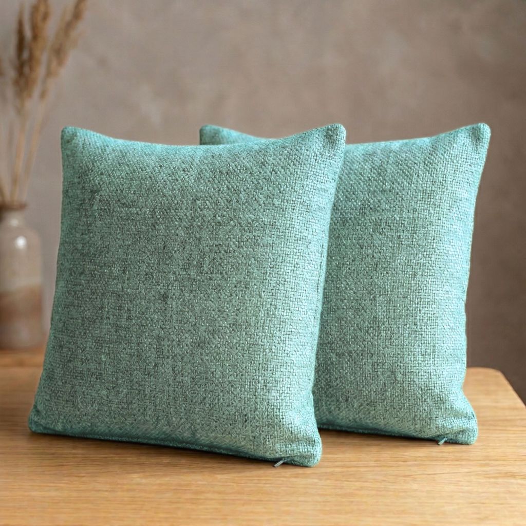Capa de Almofada em Linho Premium 45x45cm C/ Zíper Invisível Decorativa para sofá moderna — imagem 2 de 2