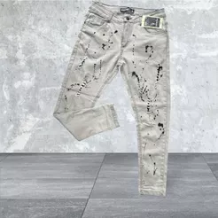 calça masculina jogador cinza