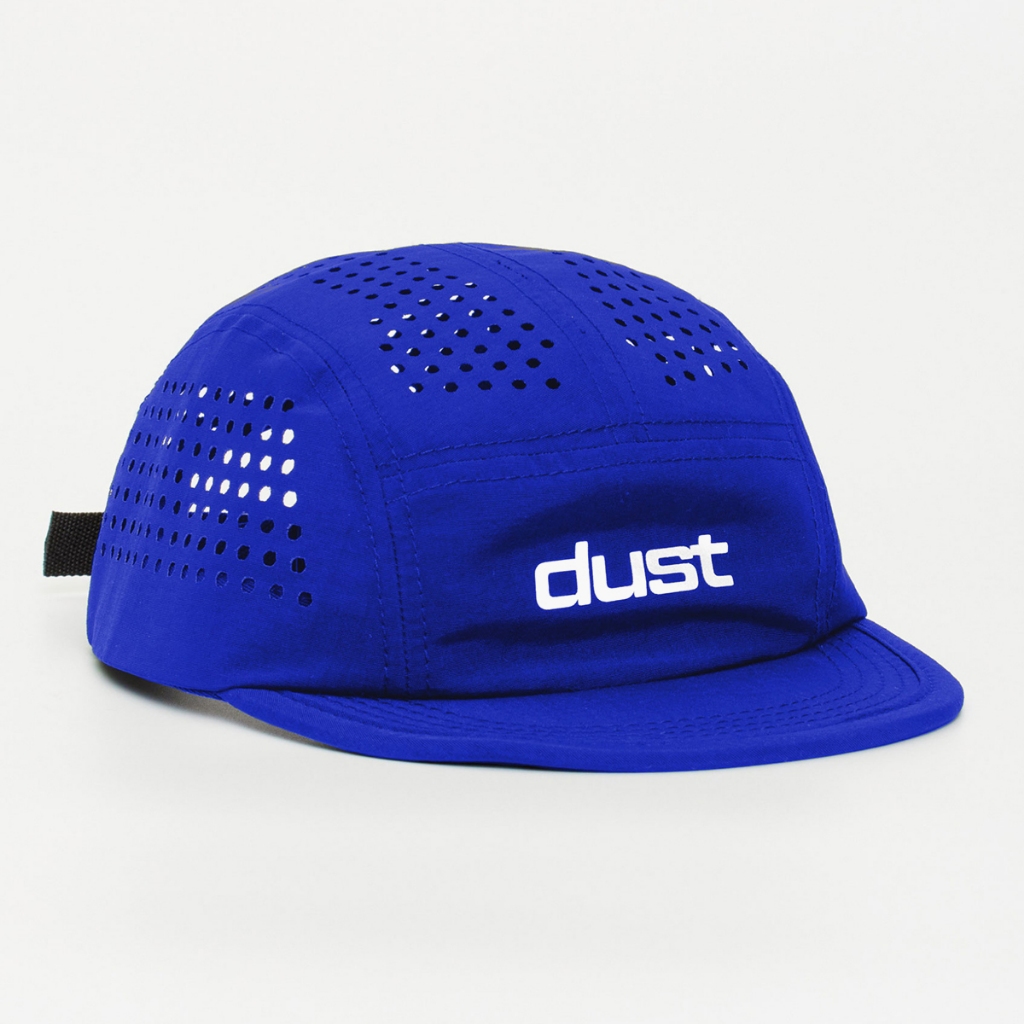 Boné 5-Panel Performance AirTech Royal Azul Esportivo Aba Flexível Steetwear Strapback Dust Company