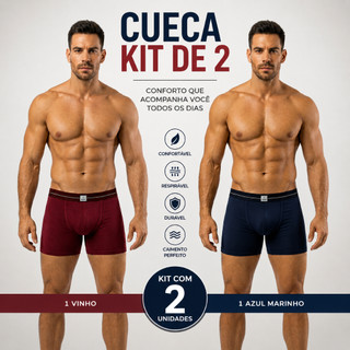Cueca Valoriza Volume, 2 cores sortidas, com elástico firme, poliamida com elastano - tamanho do P ao GG