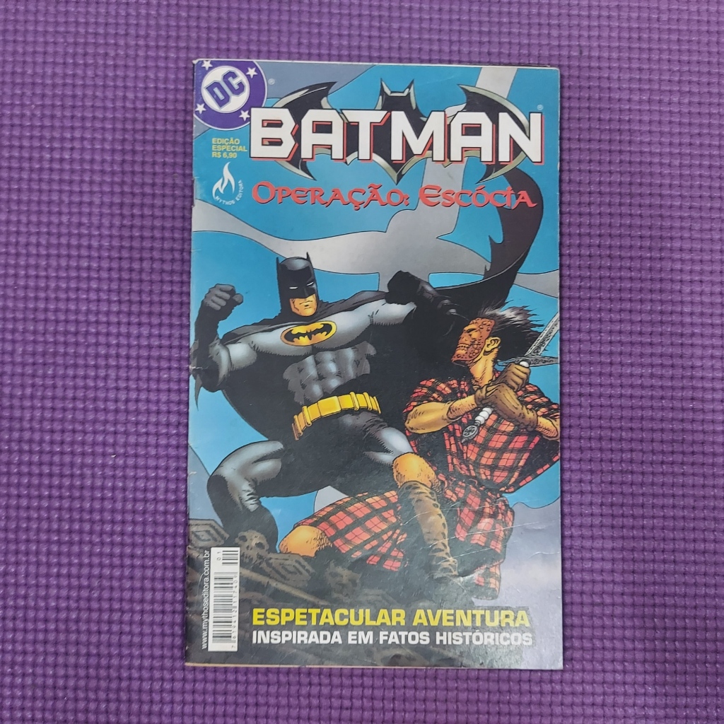 BATMAN OPERAÇÃO ESCÓCIA EDIÇÃO ESPECIAL DC VOLUME ÚNICO HQ PT BR MYTHOS EDITORA