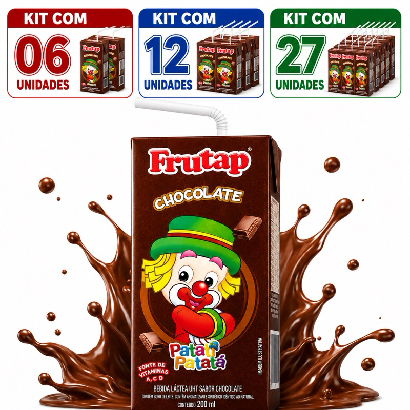 Bebida láctea Frutap Patati Patatá achocolatado UHT 200ml