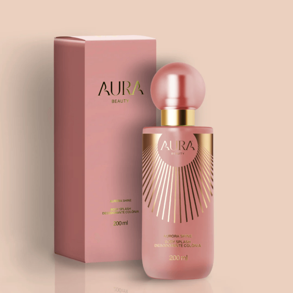 Body Splash Aurora Shine Aura Beauty By Jade Picon Hinode 200ml Desodorante Colônia Feminino
