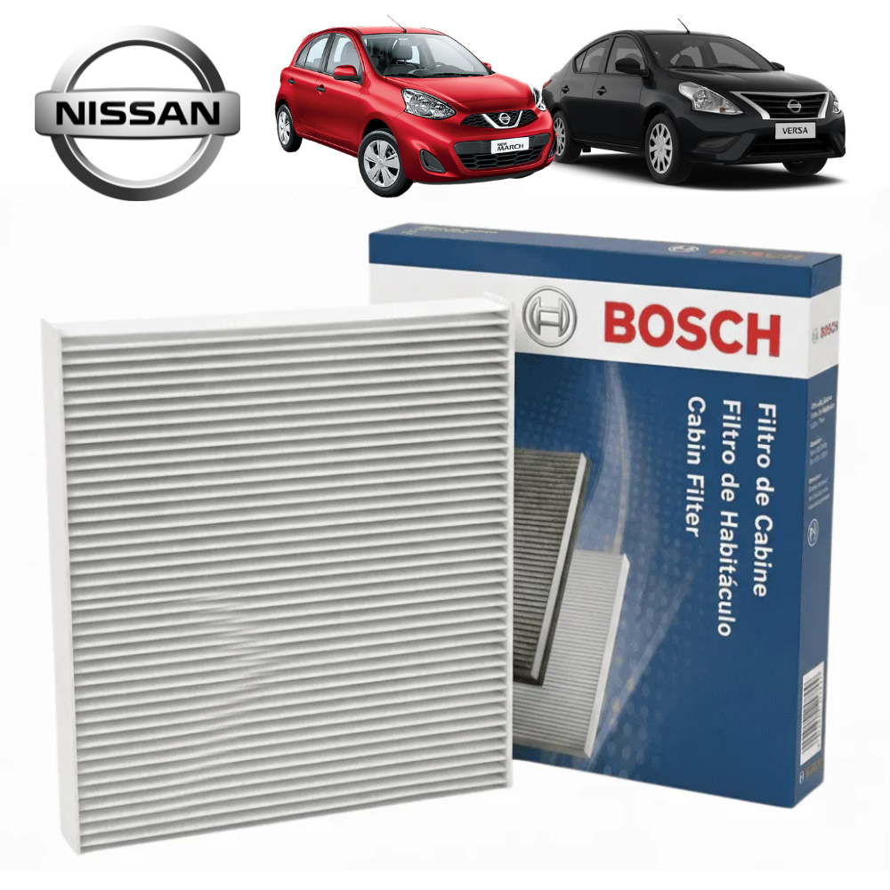Filtro Cabine Ar Condicionado Versa 2011 até 2021 1.6 March 2011 até 2020 1.0 1.6 BOSCH