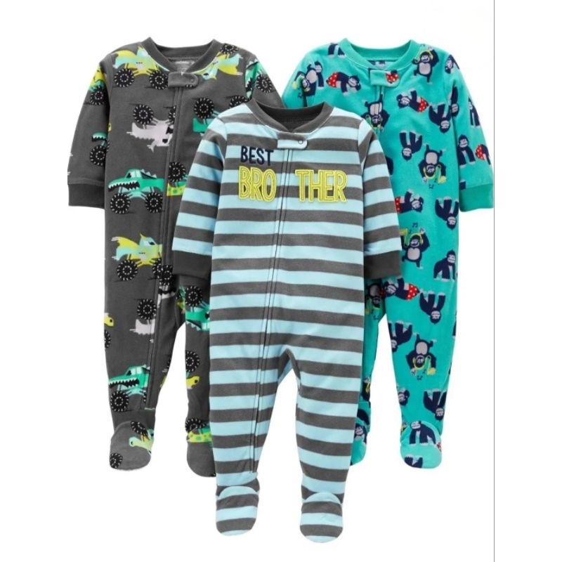Macacão Fleece Simple Joys by Carter's