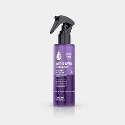 Spray Fixador OAKBERRY Hidratei 200ml Antifrizz Fixação Duradoura Hidratação e Brilho Capilar