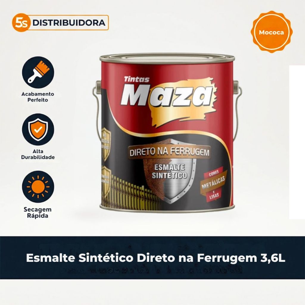 Esmalte Sintético Direto na Ferrugem 3,6L