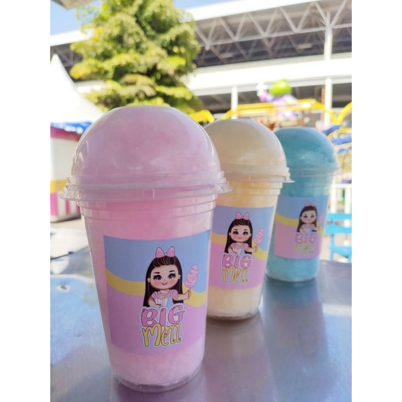 Algodão doce no copo ,tema da sua festa na promoção,copo 300ml Dura até 60 dias.  cores variadas