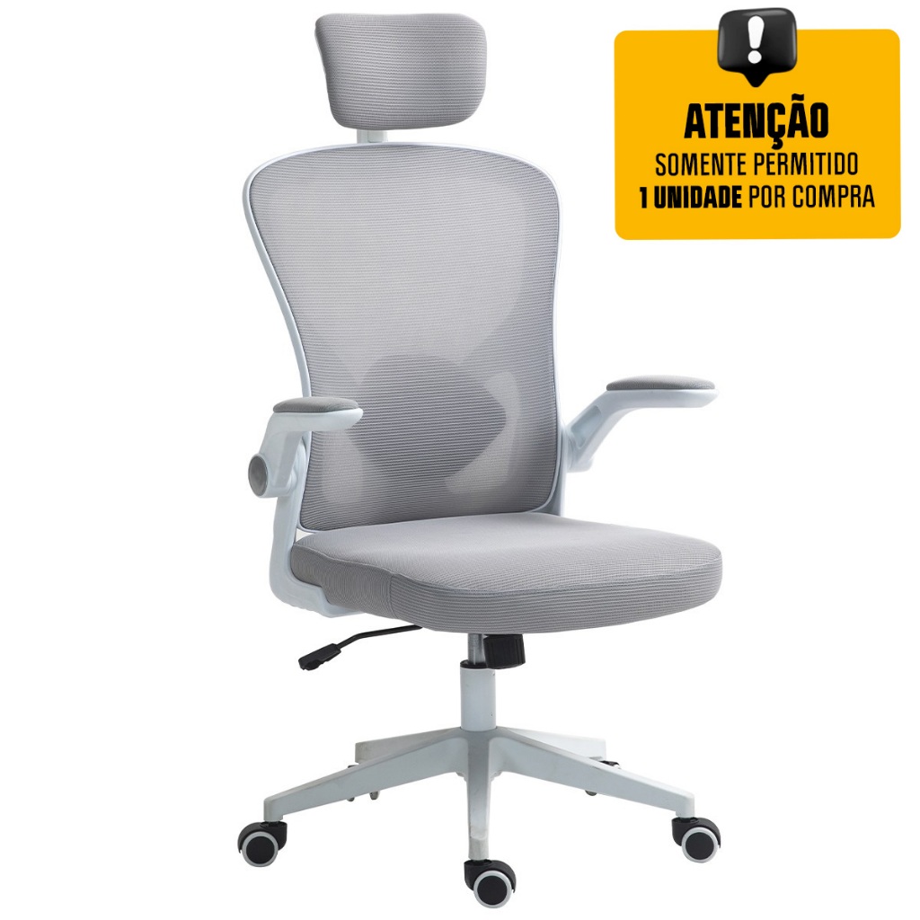 Cadeira de Escritório Dr.Office Giratória Executiva, Mesh Respirável, DR-CH-WKR3DG