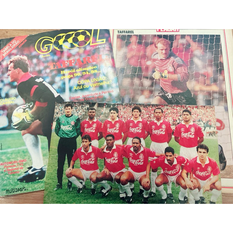 Revista e Pôsteres Raríssimos do Goleiro Colorado Taffarel 🔥🔥