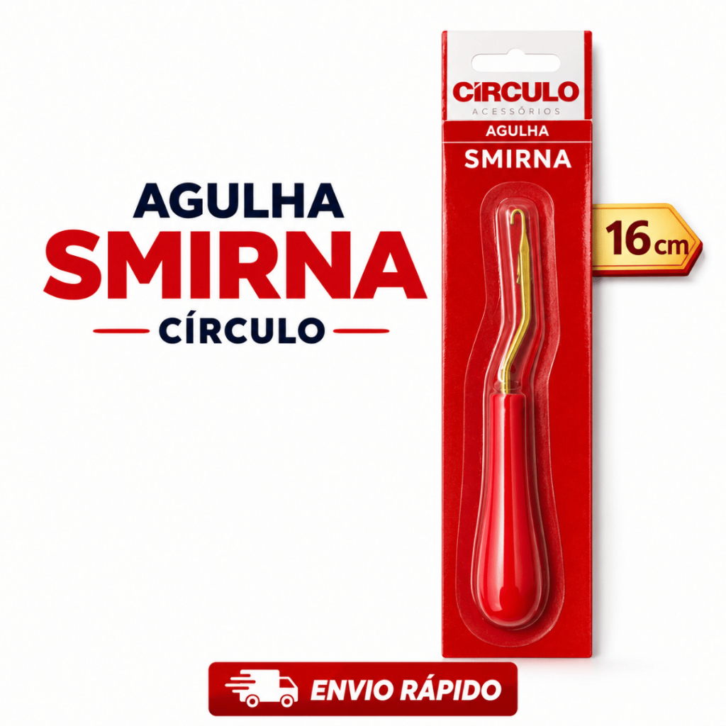 Agulha Smirna Círculo – Perfeita para Tapeçaria, Artesanato e Bordado