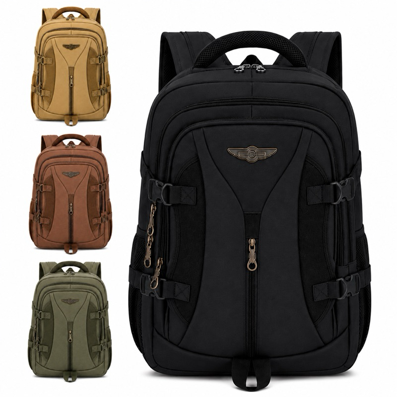 Mochila Lona Viagem Resistente Coreana Masculina Feminina Colorida