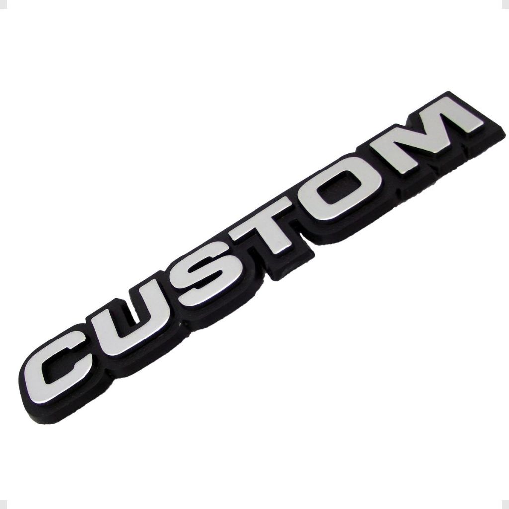 Emblema Custom D20 D10 A10 C10 C20 D40 Pick-ups Chevrolet 15,2 CM X 2,5 CM