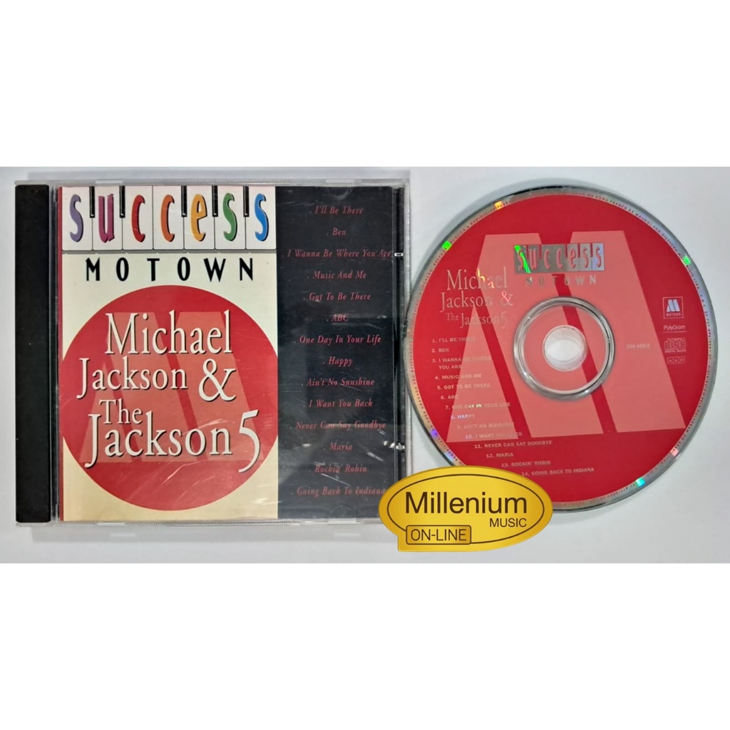 CD Michael Jackson & The Jackson 5‎ Success Motown 1995 Original Gravadora Colecionador Ótimo Estado