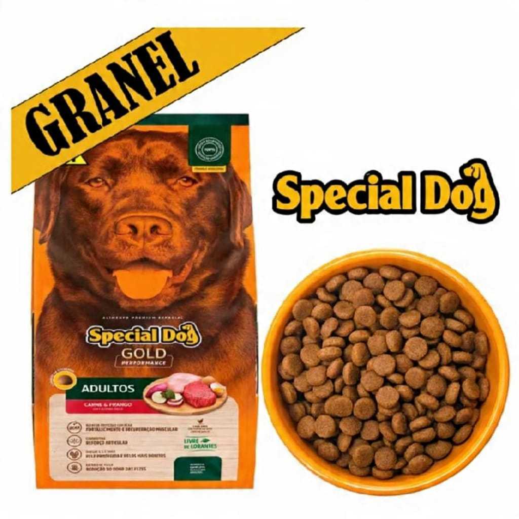 Special Dog Cachorro Ração Gold Performace Carne e Frango Granel 2kg