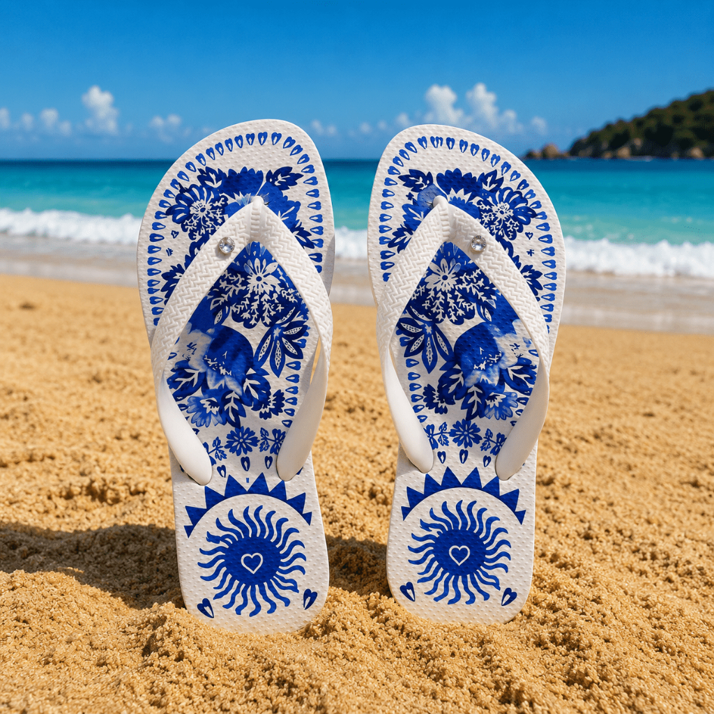 Chinelo Feminino Premium Com Pingente Conforto Macio Antiderrapante Leve Alta Qualidade Verão