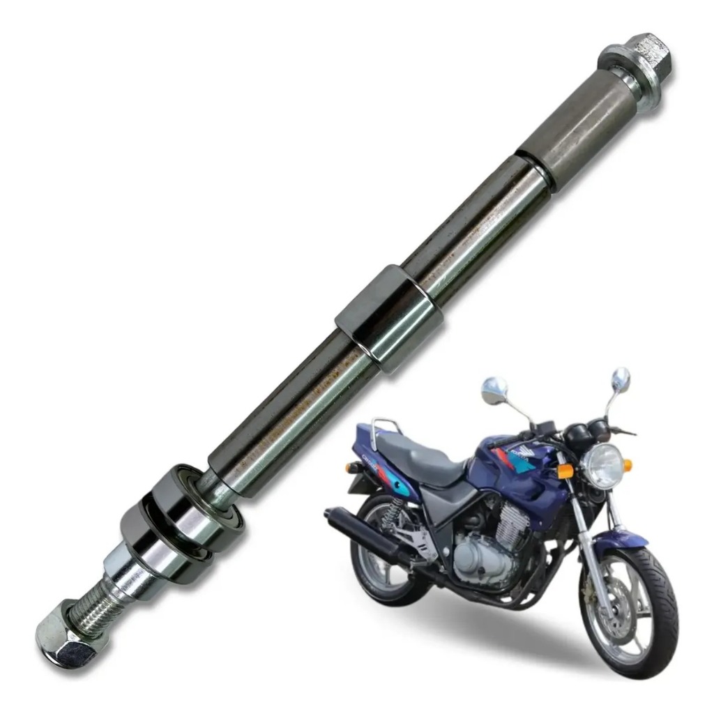EIXO DA BALANÇA CB500 COM ROLAMENTO E BUCHA (EIXO QUATRO ELASTICO)