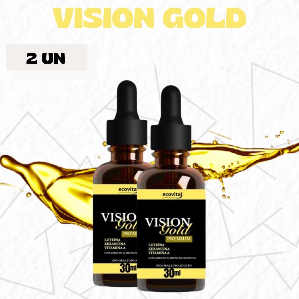 VISION GOLD - Suplemento Alimentar - 30ml - Mega Promoção