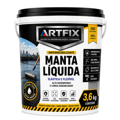 Manta Líquida Artfix Contra Vazamentos E Infiltrações Acetinado Branco