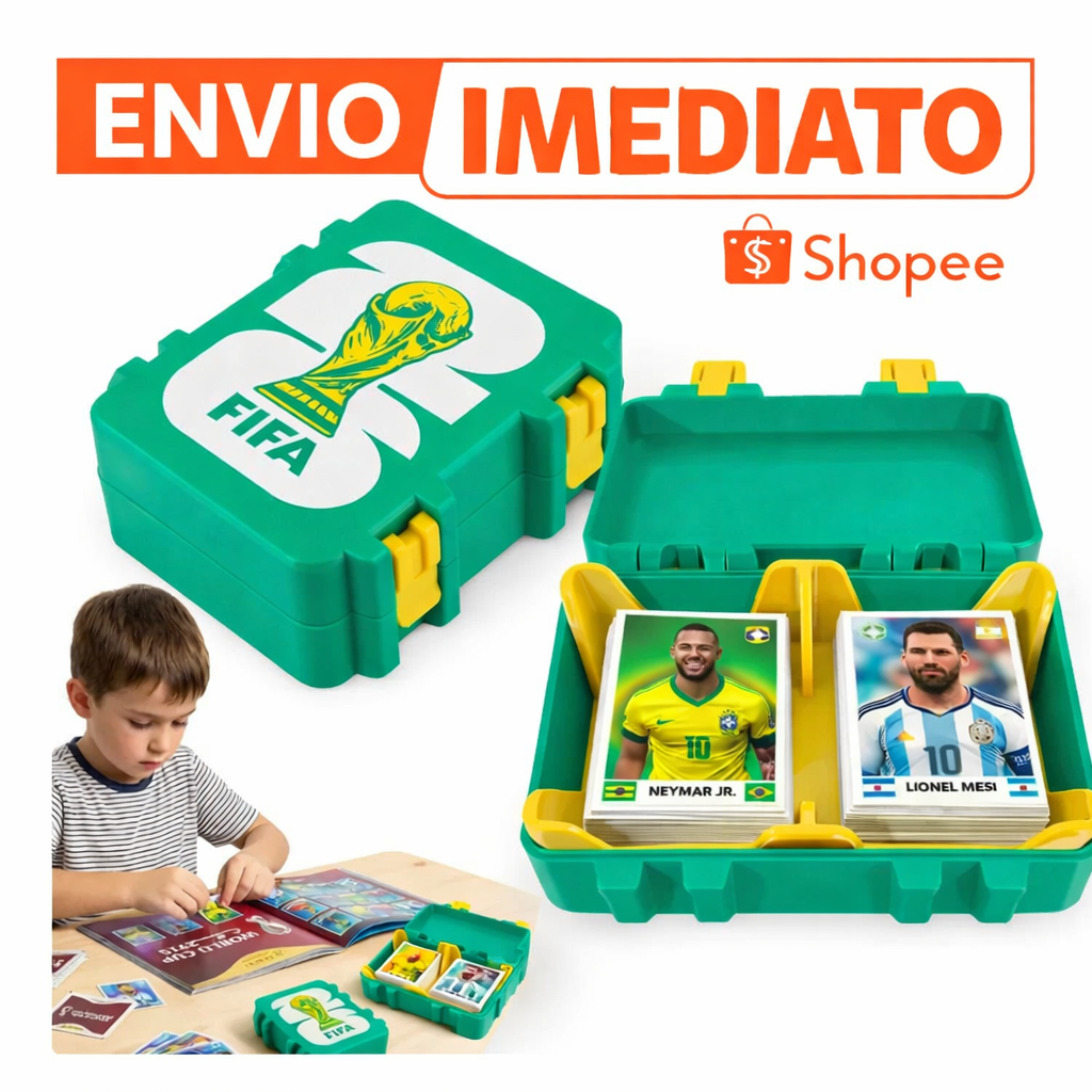 Caixa Porta Figurinhas Album Copa Do Mundo 2026