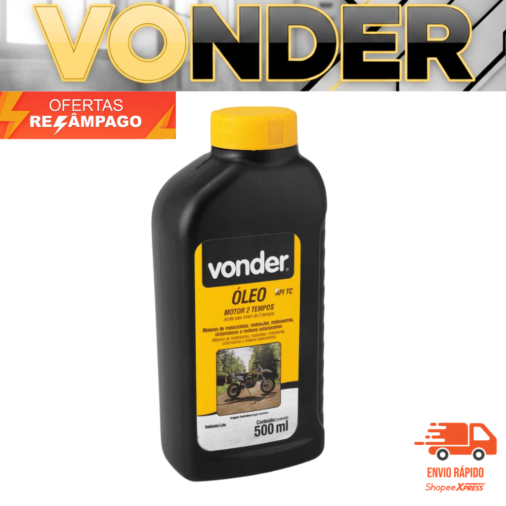 Óleo Para Motosserras Vonder Motor 2 Tempos 500 ml VD-DT
