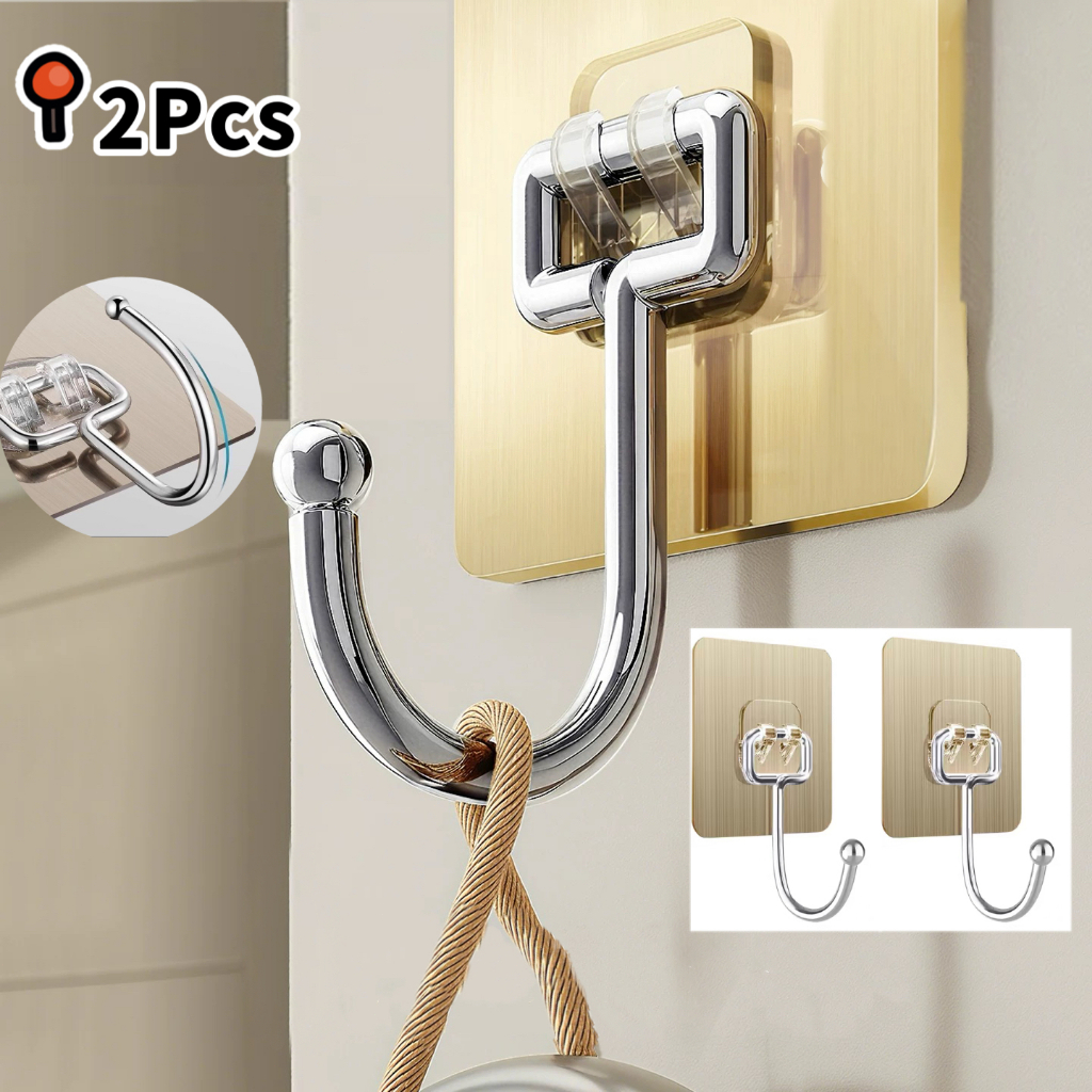2/4/8pcs Ganchos Autoadesivos Para Suporte Para Barra de Cortina Adesivo Instalação Sem Pregos e Ajuste Fácil