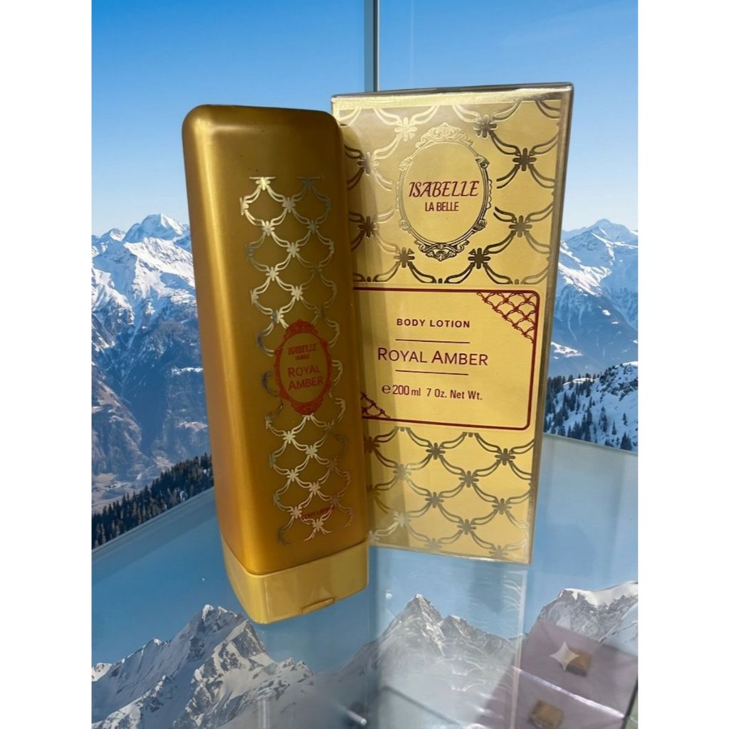 - CREME CORPORAL FEMININO ÁRABE ROYAL AMBER - ISABELLE LA BELLE 200ML -