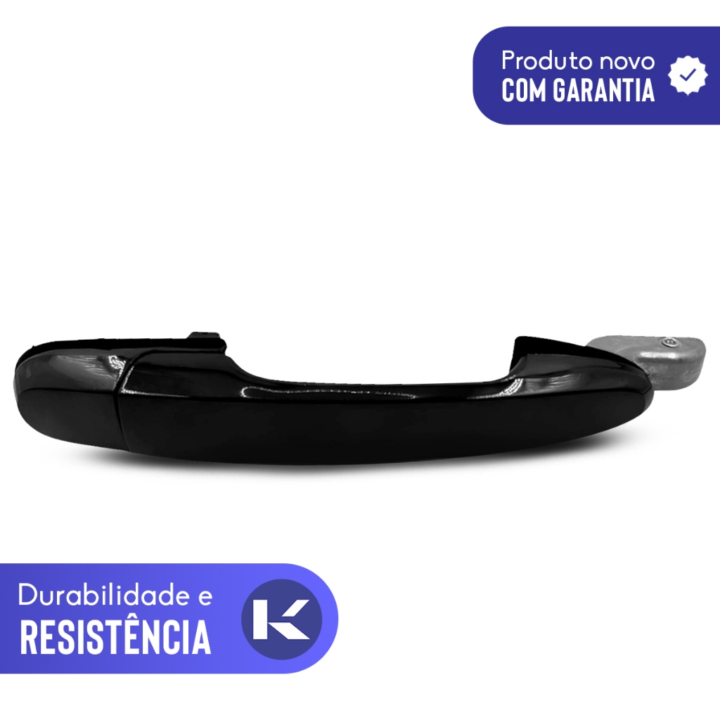 Maçaneta Externa Traseira Tucson 2006 A 2013 Preto — imagem 2 de 2