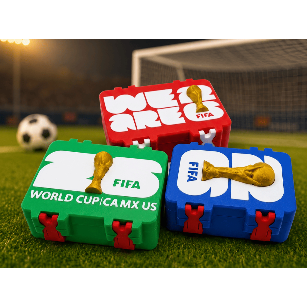 Caixa Estojo Estojo Porta Figurinhas Copa do Mundo Organizador Álbum Plástico Pequeno e Grande Até 650 Figurinhas