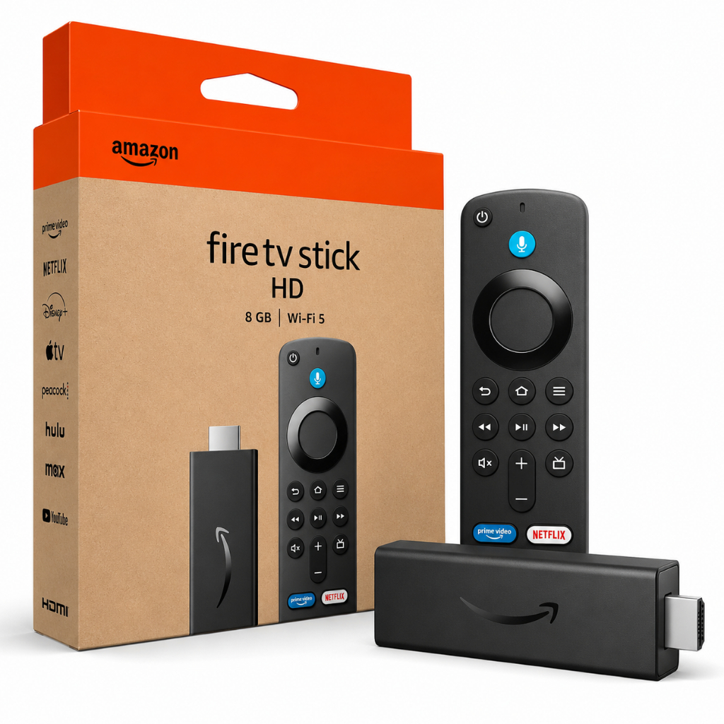 Novo Amazon Fire TV Stick 4º Geração Full HD Alexa Smart TV Streaming