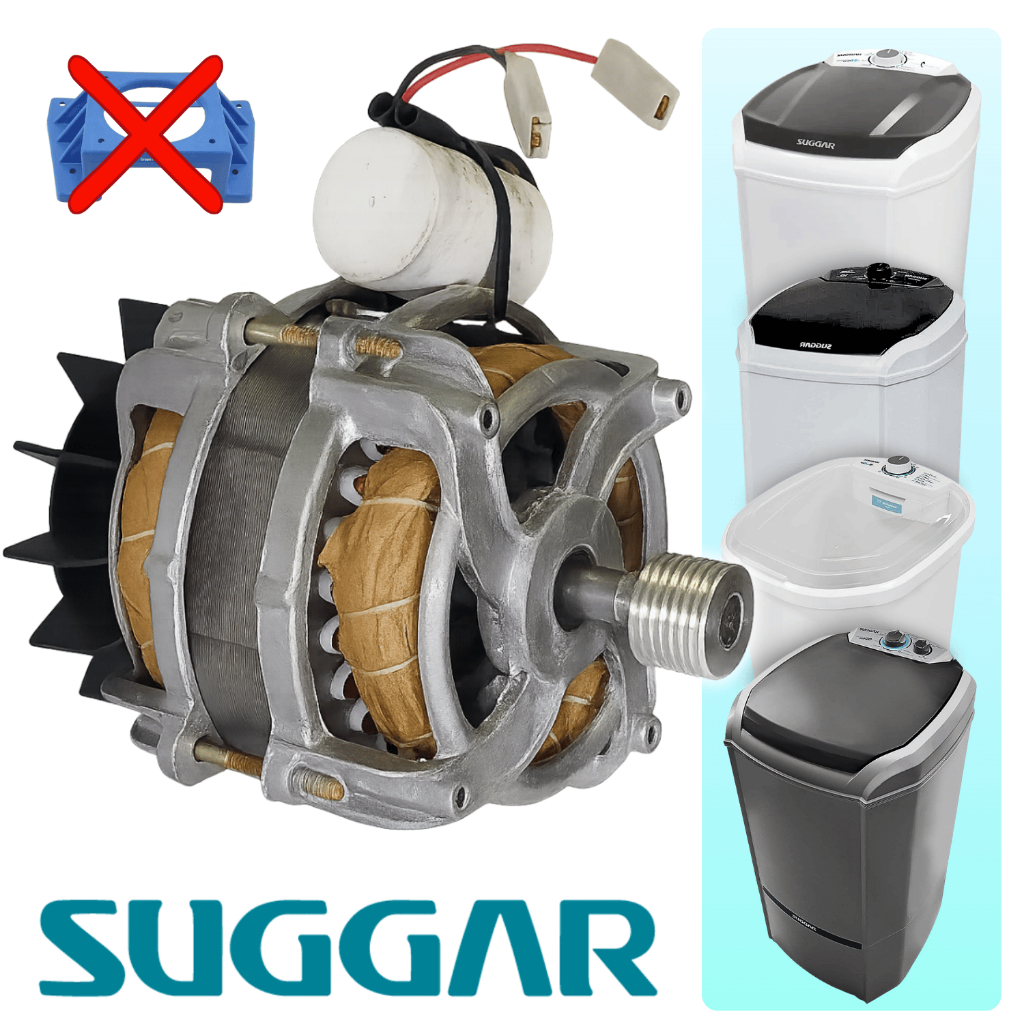 Motor Tanquinho Suggar Eco Lavamax 10kg  127v 220v Com Suporte Reposição