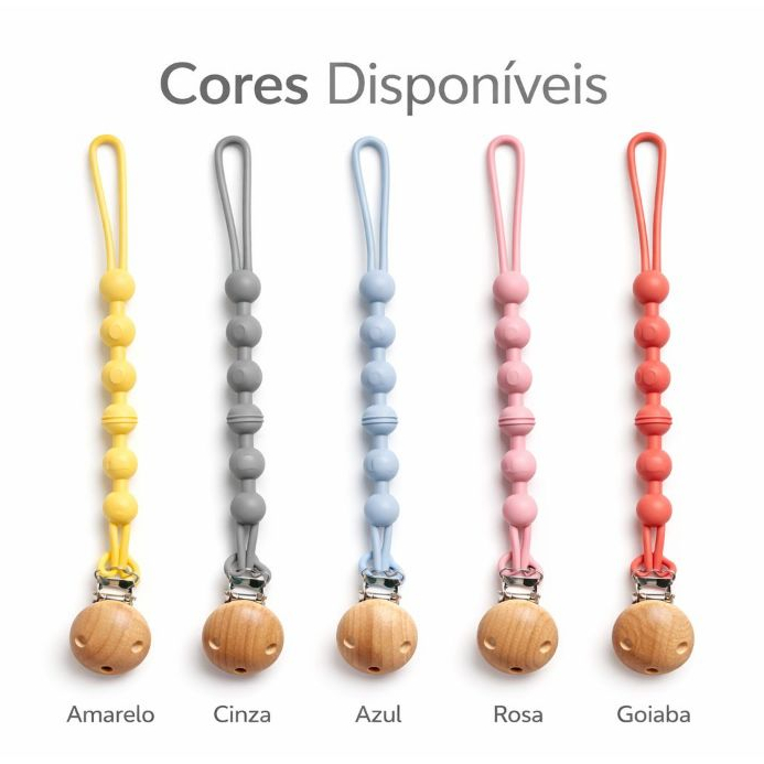 Prendedor De Chupeta Silicone Mordedor Universal