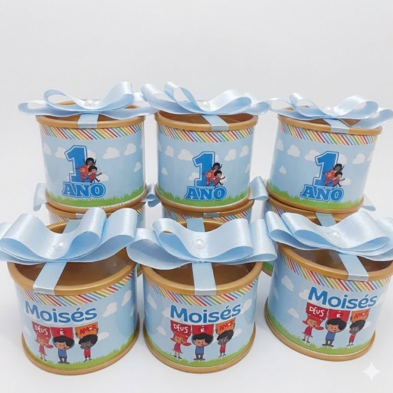 Tubolatas 5x6 Personalizadas no tema 3 palavrinhas para Lembrancinhas de aniversário infantil -Aniversário 3 palavrinhas