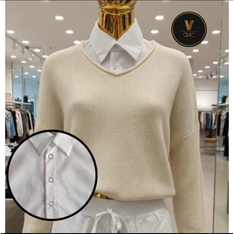 Camisa Fake de Tricoline