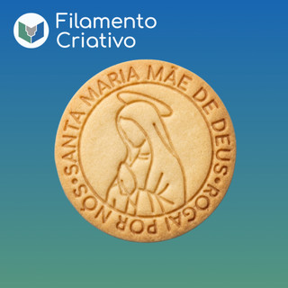 Cortador de Biscoito Oração Santa Maria Ave Nossa Senhora