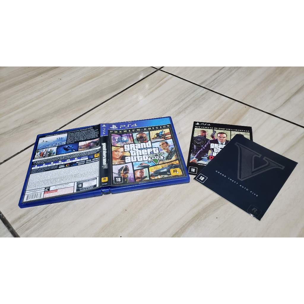 gta v do playstation 4.  SÓ A CAIXA, SEM O JOGO!!! M771