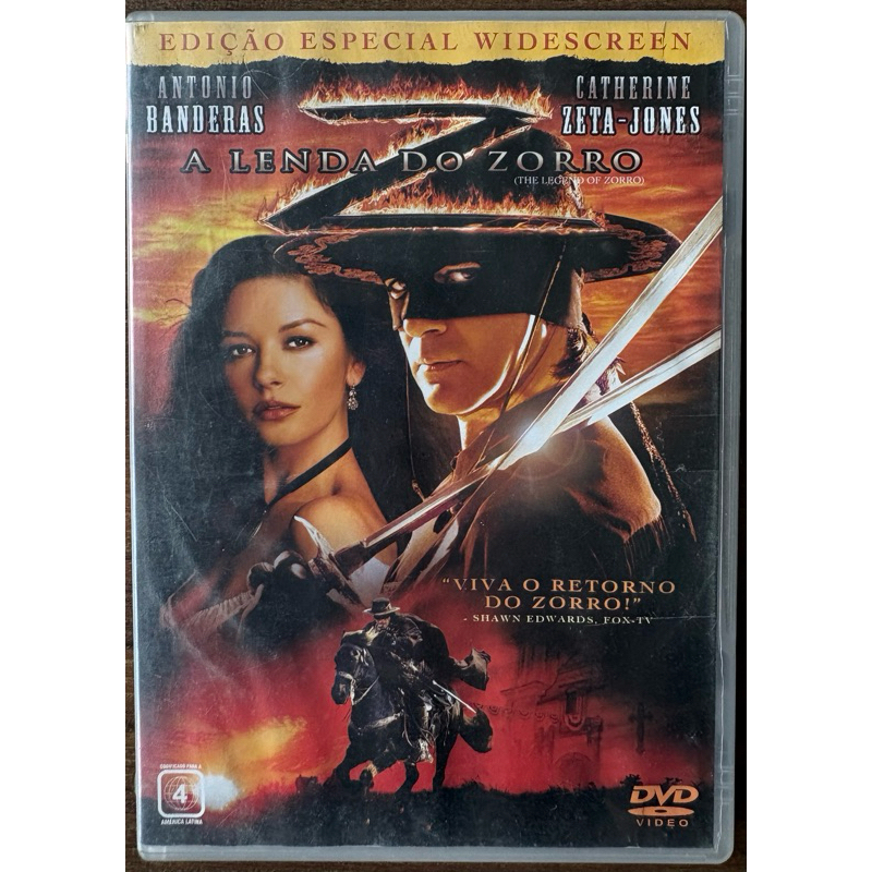 DVD Filme A Lenda do Zorro