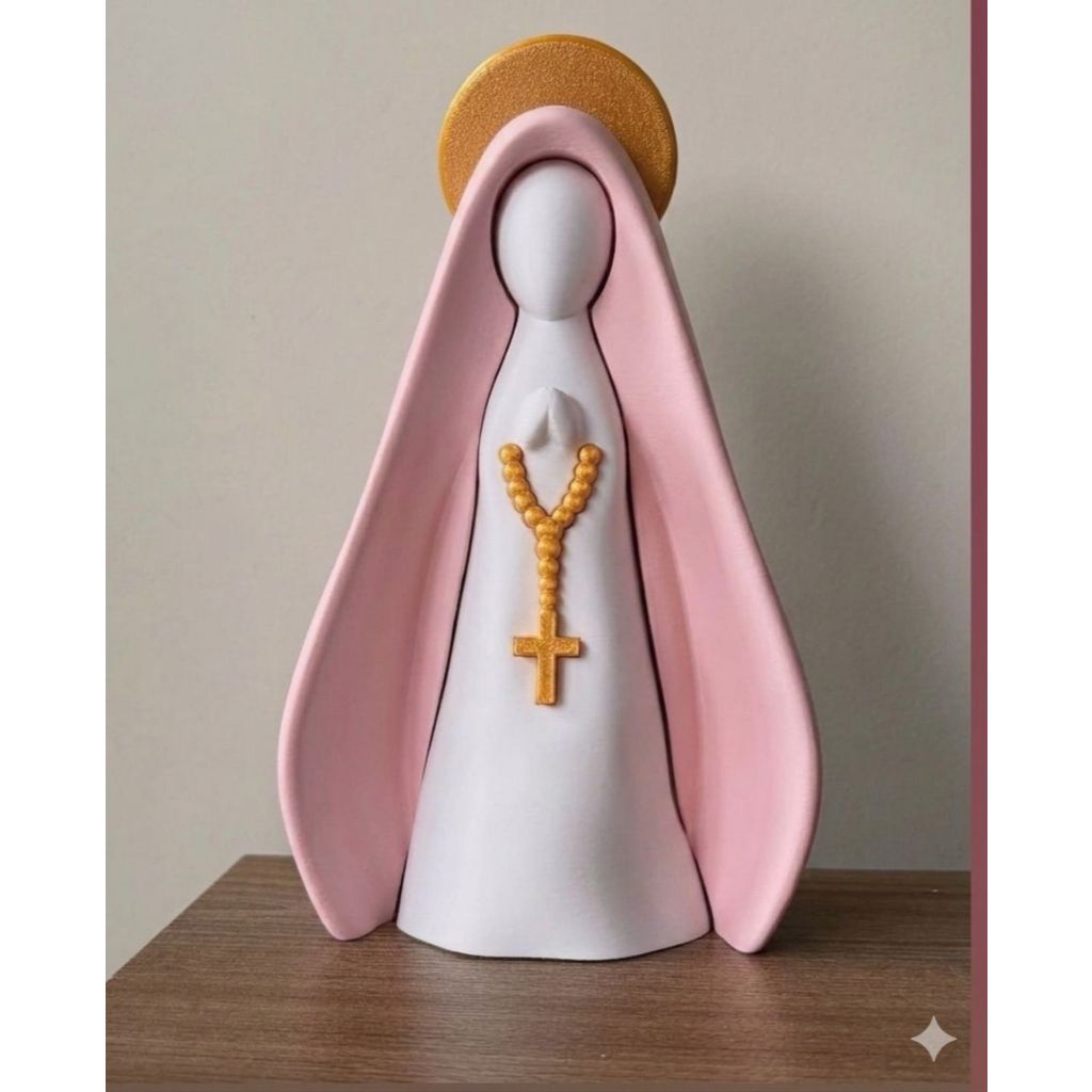 Nossa Senhora Decorativa Escultura Religiosa - Escultura Religiosa Nossa Senhora Decorativa