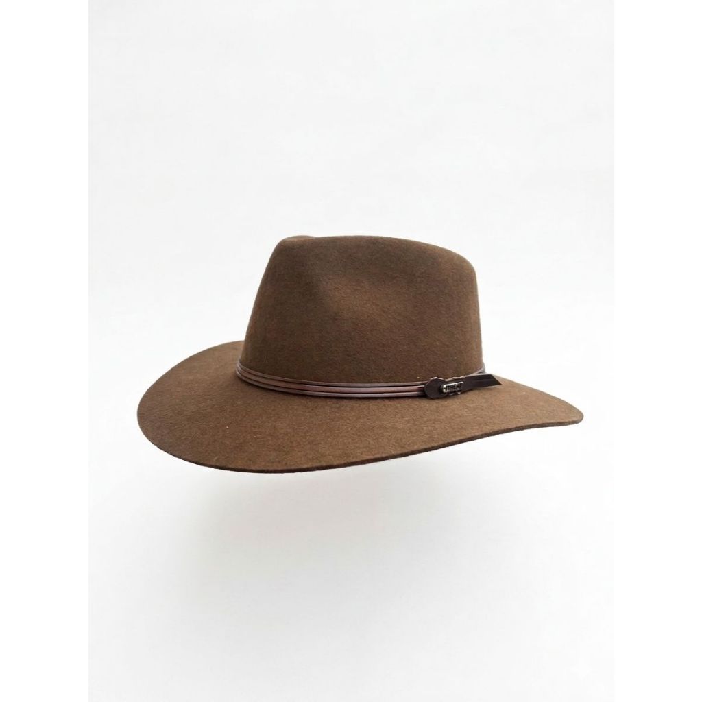 Chapeu 20X Feltro Importado Marrom Stetson- Marcatto