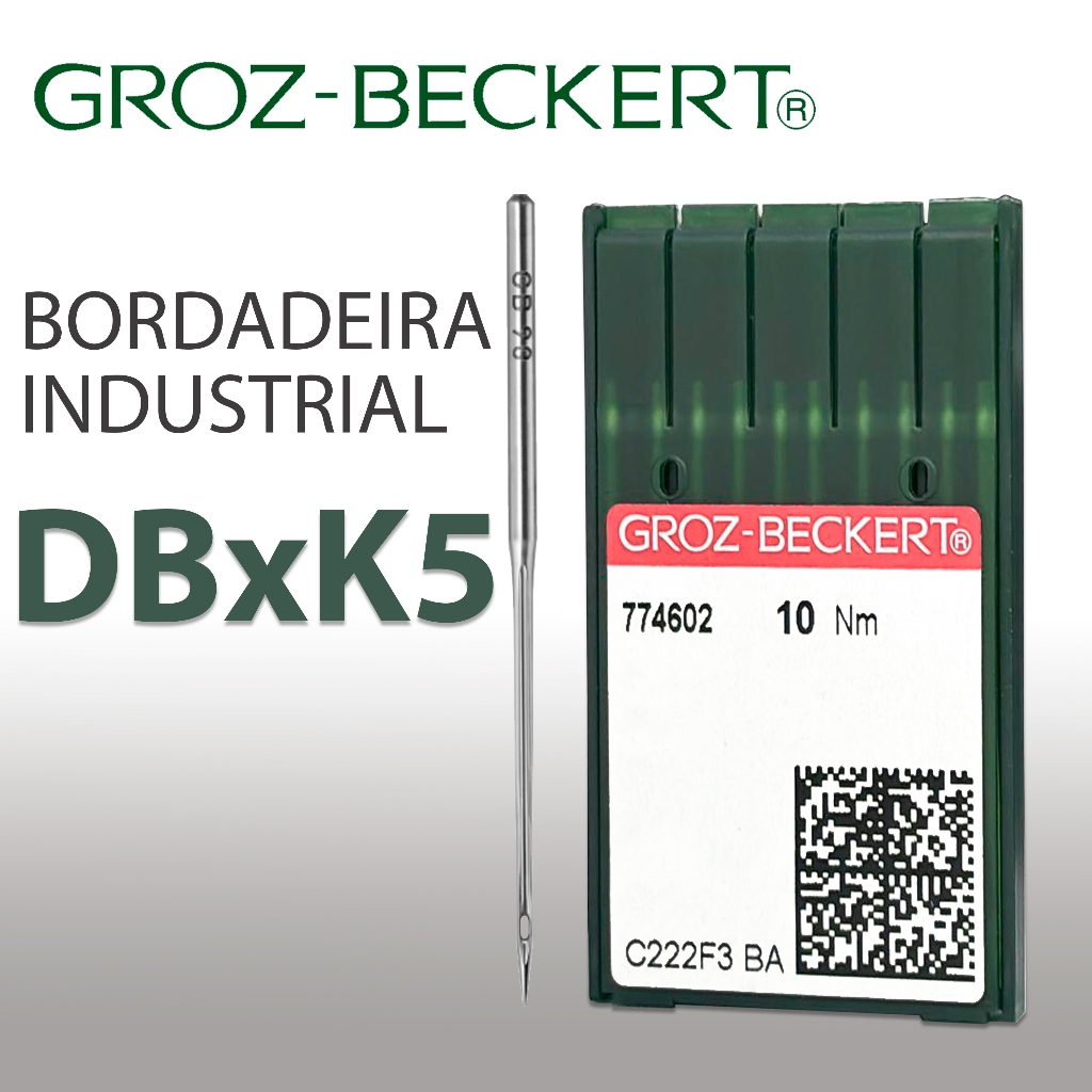 Agulha Groz-Beckert Bordadeira Industrial DBXK5 Tajima SWF Barudan