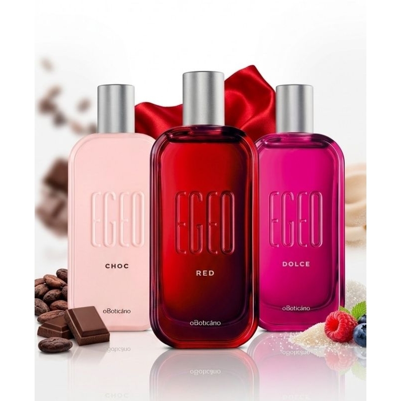 Kit Presente Egeo O Boticário 90ml | Dolce, Choc ou Red | Original