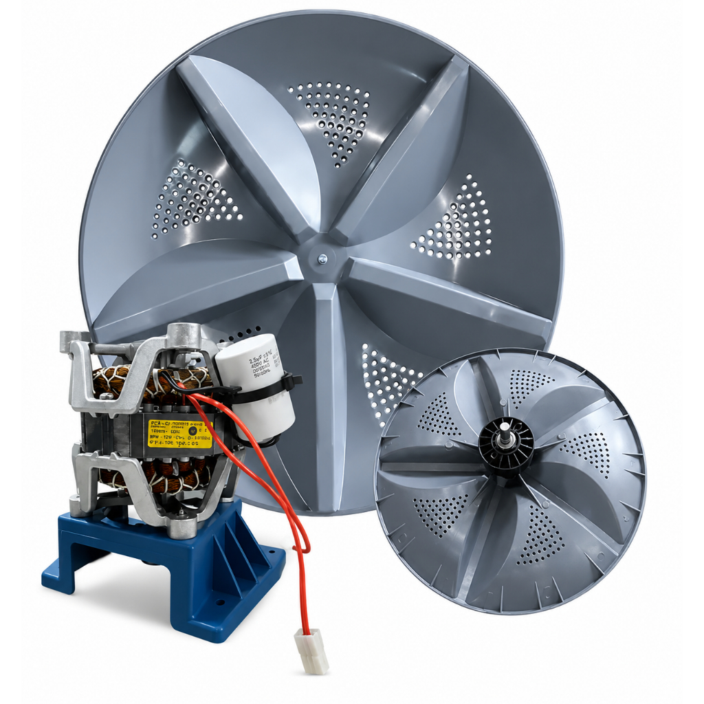 Kit Motor 127V + Agitador Para Suggar Lavamax 10/12/13/15 Kg
