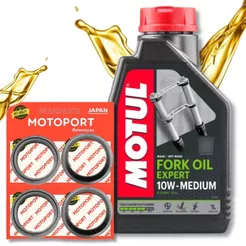 Óleo Suspensão Motul 10w Cb 1000r / Cbr 1000rr Fireblade + Retentores e Guarda Pó