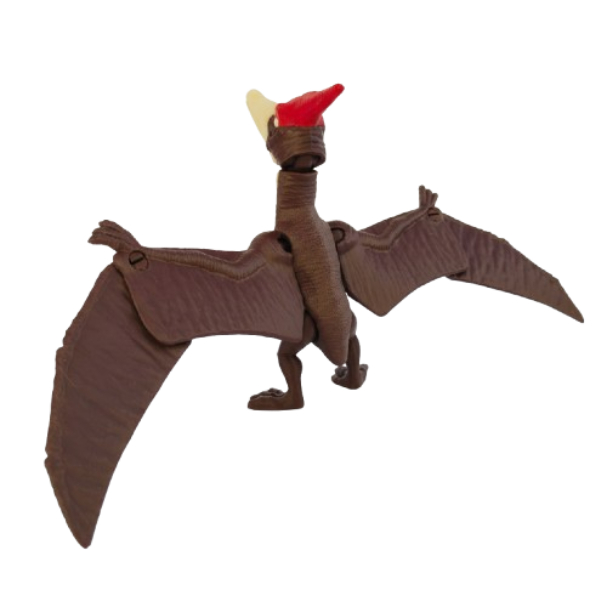 Coleção Dinossauros - Quetzalcoatlus Articulado Várias Cores
