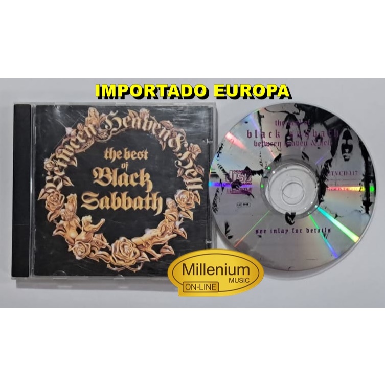 Cd Black Sabbath Between Heaven & Hell  The Best Of Black Sabbath 1993 Importado Europa Original Gravadora Ótimo Estado