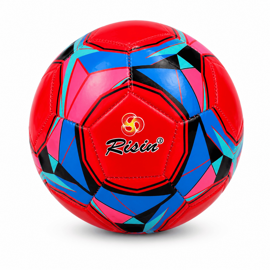 Bola Futebol Oficial Nº5 Risin PU Premium Costurada Alta Resistência Campo Treino Profissional