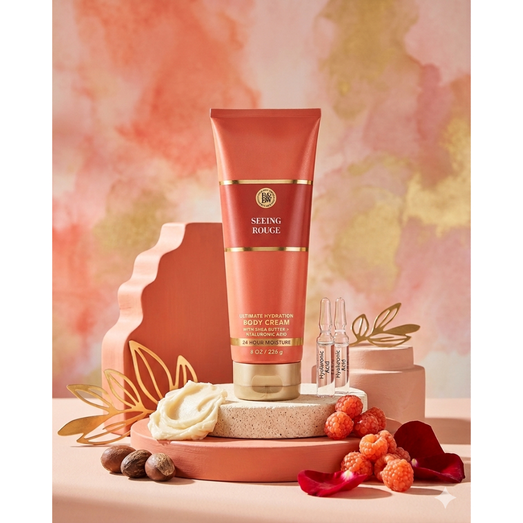 Seeing Rouge Creme Hidratante Bath & Body Works 236ml.