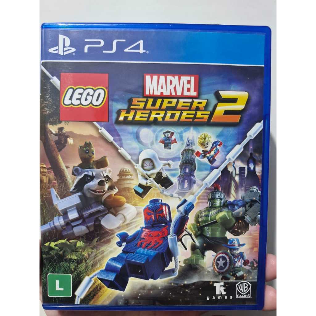 Lego Marvel Super Heroes 2 Semi Novo PS4 Mídia física Codigo ja ultilizado
